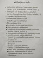 Tuinman direct beschikbaar, Ophalen, Gebruikt