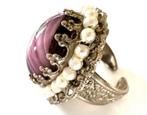 Vintage West Germany ring, Sieraden, Tassen en Uiterlijk, Ringen, Overige materialen, Gebruikt, Overige kleuren, Verzenden