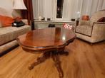 Ingelegd notenhout salontafel, 100 tot 150 cm, 50 tot 100 cm, Zo goed als nieuw, Minder dan 50 cm