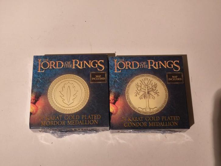 Lord of the Rings Medaillon - Nieuw in verpakking!, Verzamelen, Film en Tv, Nieuw, Film, Beeldje, Replica of Model, Ophalen of Verzenden