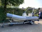5 meter rib 50 PK, Watersport en Boten, Rubberboten, Ophalen, Gebruikt, Yamaha, Benzine
