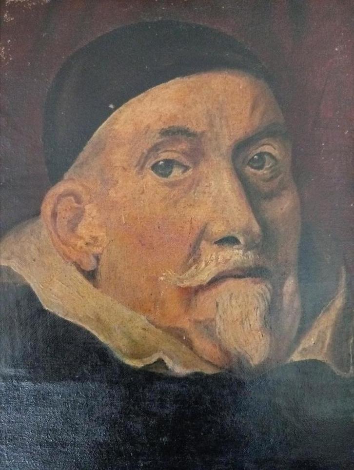 18/19e eeuws schilderij van een bejaarde man (oude Jood?), Antiek en Kunst, Kunst | Schilderijen | Klassiek, Ophalen