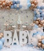 Baby tafel thema feest decoratie babyshower gender Reveal, Hobby en Vrije tijd, Feestartikelen | Verhuur, Ophalen of Verzenden