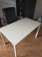 Ikea melltorp bureau/ tafel wit met millberget Bureaustoel, In hoogte verstelbaar, Gebruikt, Ophalen, Bureau