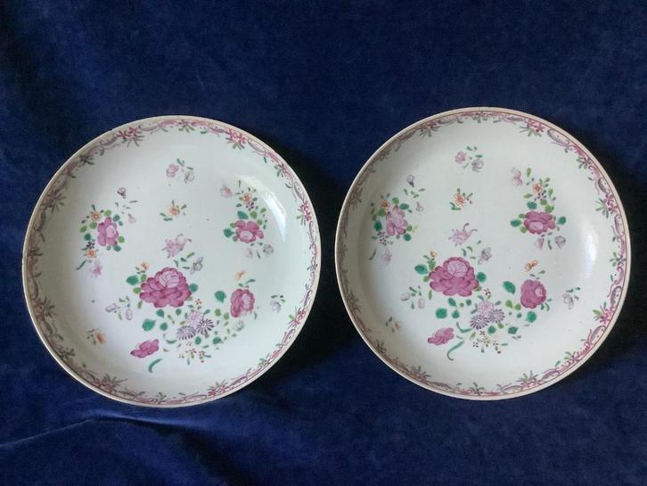 Qianlong famile rose lowesoft decor porcelein, Antiek en Kunst, Antiek | Porselein, Ophalen of Verzenden