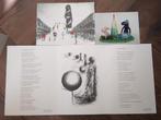 Jorg Reme 3 x handgesigneerd item met 1 x tekening., Antiek en Kunst, Verzenden