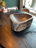 Natuurstenen wasbak/waskom wastafel, Huis en Inrichting, Badkamer | Badkamermeubels, Zo goed als nieuw, Minder dan 100 cm, Wasbak of Wastafel