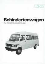 Folder Binz - Mercedes 207 - 308 Behindertenwagen (ca.1980), Verzenden, Gelezen, Mercedes