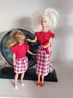 Barbie met haar zusje Skipper, Verzamelen, Poppen, Fashion Doll, Gebruikt, Ophalen of Verzenden