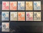 Kon.  Wilhelmina Curacao NVPH 57-67, 67 met plaatfout, Postzegels en Munten, Postzegels | Nederlandse Antillen en Aruba, Ophalen of Verzenden