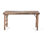 Markttafel, Huis en Inrichting, Tafels | Sidetables, Teakhout, Nieuw, Ophalen of Verzenden, 150 tot 200 cm
