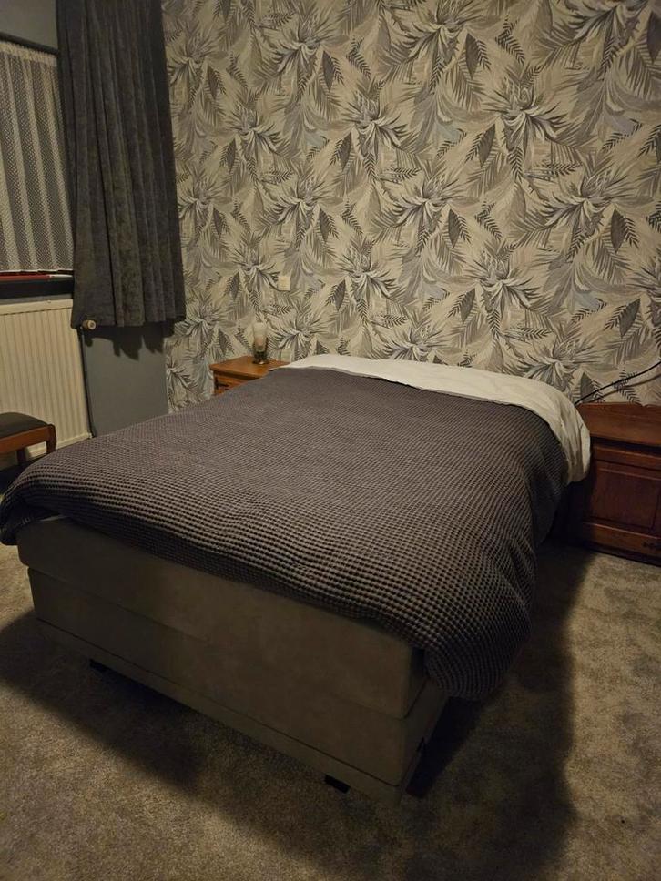 Boxspring pullman 120x200cm elektrisch verstelbaar, Antiek en Kunst, Antiek | Meubels | Bedden, Ophalen