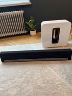 Sonos Home Cinema Set: Sub (Gen 2) Gloss White + Playbar, Audio, Tv en Foto, Ophalen, Met externe subwoofer, Gebruikt