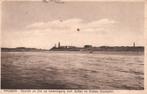 Gezicht uit Zee op haveningang IJmuiden (1928) 128383, Verzamelen, Ansichtkaarten | Nederland, Verzenden, 1920 tot 1940, Gelopen