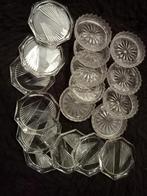 Antieke kristallen onderzetters., Antiek en Kunst, Ophalen of Verzenden