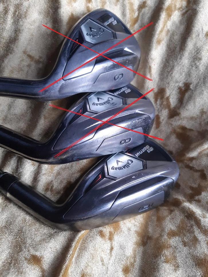 Callaway Big Bertha ijzer 6 Graphite.    En Diablo Edge 6, Sport en Fitness, Golf, Gebruikt, Set, Callaway, Ophalen of Verzenden