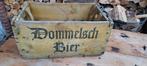 Houten krat bierkrat brouwerij dommelsch bier, Verzamelen, Biermerken, Ophalen of Verzenden, Overige merken