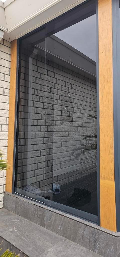 Glazen schuifwand ramen., Doe-het-zelf en Verbouw, Glas en Ramen, Nieuw, 160 cm of meer, Ophalen