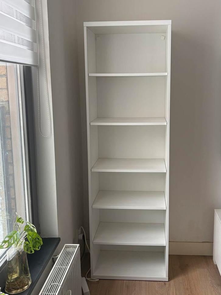 IKEA BILLY boekenkast – wit, Huis en Inrichting, Kasten | Boekenkasten, Zo goed als nieuw, 50 tot 100 cm, 200 cm of meer, 25 tot 50 cm