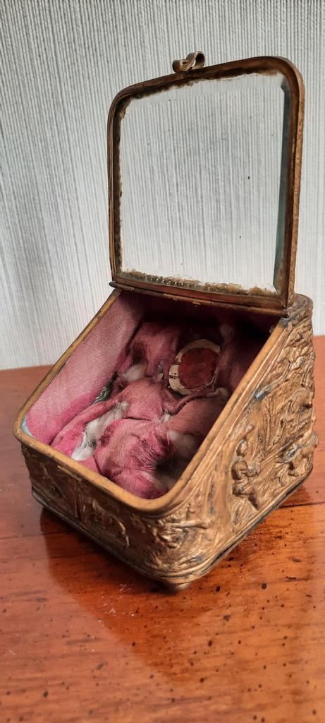 napoleon 3 display zakhorloge juwelendoosje frans jachtscene, Antiek en Kunst, Antiek | Overige Antiek, Ophalen of Verzenden