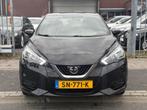 Nissan Micra 1.0L Acenta | Apple CarPlay | Airco | AFN.Trekh, Gebruikt, Leder en Stof, Zwart, Origineel Nederlands