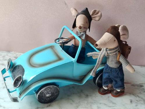 Vintage auto muizenhuis poppenhuis, Verzamelen, Poppenhuizen en Toebehoren, Zo goed als nieuw, Gebruiksvoorwerp, Verzenden
