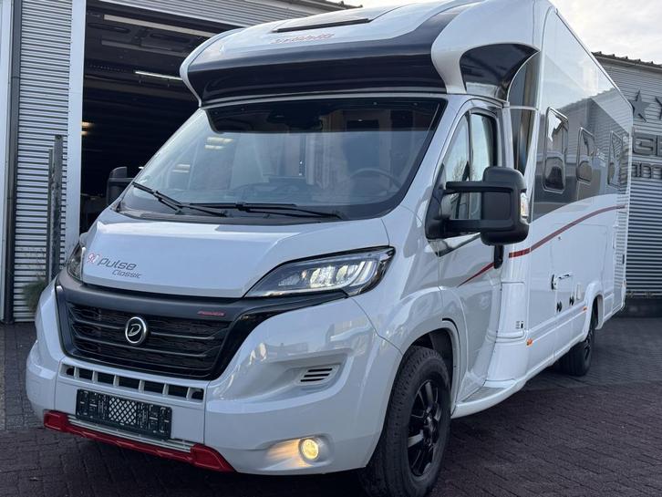 Dethleffs Pulse T 7051 DBM- 03-2023- Queensbed- Zeer mooi, Caravans en Kamperen, Campers, Bedrijf, Half-integraal, Dethleffs, Overige merken