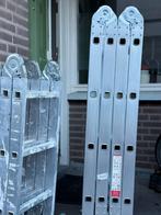 Inschuifbare ladder - Professioneel, Doe-het-zelf en Verbouw, Ladders en Trappen, Gebruikt, Ophalen of Verzenden, Ladder, Opvouwbaar of Inschuifbaar