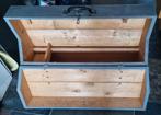 Robuuste oude houten gereedschapskist, Ophalen, Gebruikt, 50 tot 75 cm, Minder dan 50 cm