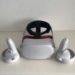 Meta Quest 2 met Elite Strap en lens covers, als nieuw!, Ophalen of Verzenden, Zo goed als nieuw, VR-bril, Overige platformen