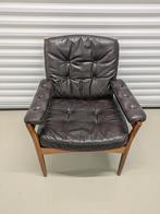 Vintage Stoel Jaren 70 Göte Mobler Relaxstoel, Ophalen of Verzenden, Zo goed als nieuw, Bruin, Eén