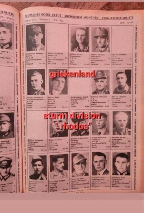 Deutsches Rotes Kreuz Vermisstenbildliste - 2FB - Commando's, Verzamelen, Militaria | Tweede Wereldoorlog, Boek of Tijdschrift