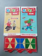 Mini loco tegeldoos met 2 boekjes, 4-6 jaar, Ophalen of Verzenden, Zo goed als nieuw, Puzzelen