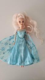 Barbie Frozen Elsa, Gebruikt, Ophalen of Verzenden, Barbie