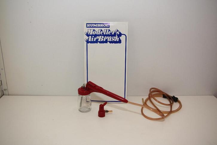 Humbrol airbrush set compleet met handleiding., Hobby en Vrije tijd, Modelbouw | Overige, Zo goed als nieuw, Groter dan 1:32, Ophalen of Verzenden