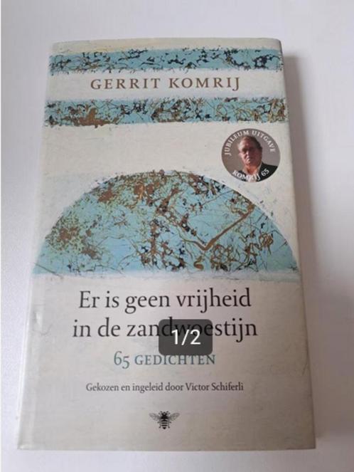 Gerrit Komrij - Er is geen vrijheid in de zandwoestijn, Boeken, Gedichten en Poëzie, Zo goed als nieuw, Ophalen of Verzenden