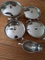 RETRO GERO ZILMETA SCHALEN, Huis en Inrichting, Keuken | Potten en Pannen, Ophalen, Zo goed als nieuw, Rvs