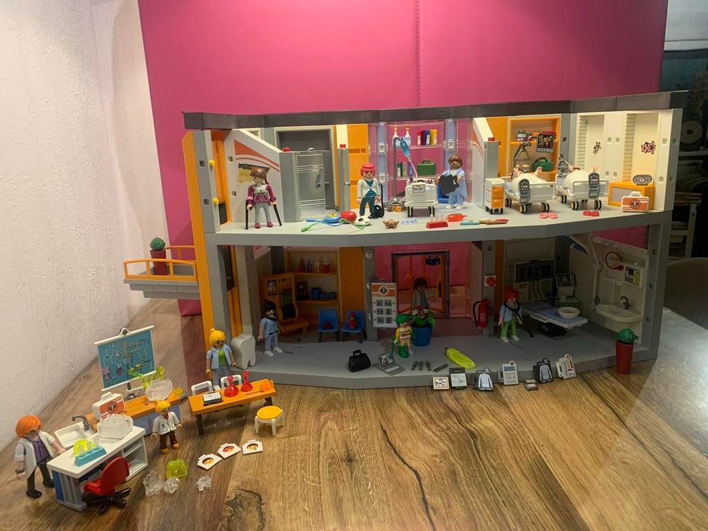 Playmobil Ziekenhuis - Complete Set, Kinderen en Baby's, Speelgoed | Playmobil, Ophalen, Zo goed als nieuw, Complete set