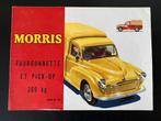 Morris Fourgonnette / Pick-Up brochure 1958, Ophalen of Verzenden, Zo goed als nieuw