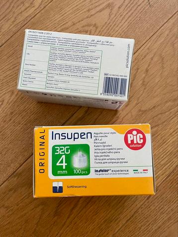 Insuline naaldjes 4mm beschikbaar voor biedingen