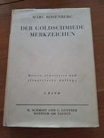 Marc Rosenberg: Der Goldschmeide Merkzeichen deel 1, Antiek en Kunst, Ophalen of Verzenden
