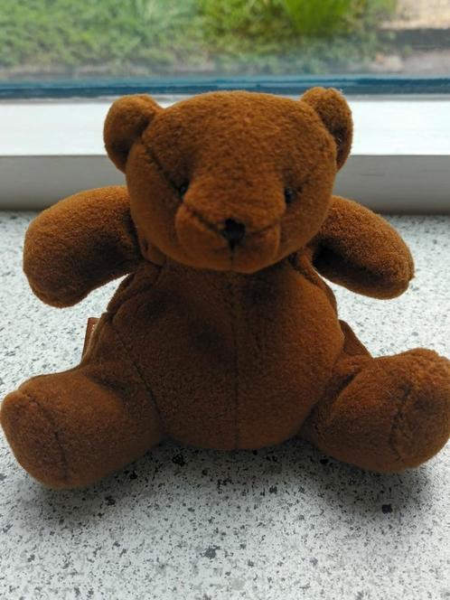 Bruin zittend beertje merk Happy Horse uit 1996, Kinderen en Baby's, Speelgoed | Knuffels en Pluche, Zo goed als nieuw, Beer, Ophalen of Verzenden