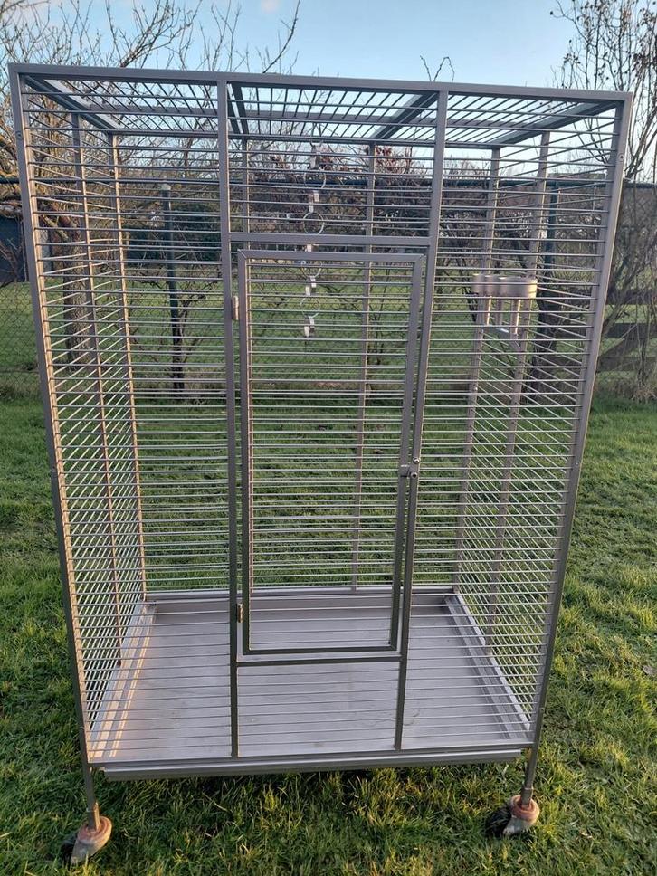 Papagaai kooi, Dieren en Toebehoren, Vogels | Hokken en Kooien, Vogelkooi, Metaal, Ophalen