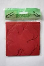 2 pakjes Romak Opzetkaarten klaver rood, Ophalen of Verzenden, Nieuw, Overige thema's, Blanco kaart of Basiskaart