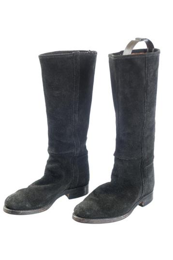 Vintage western slouch laarzen van suede maat 36 - 36,5 beschikbaar voor biedingen