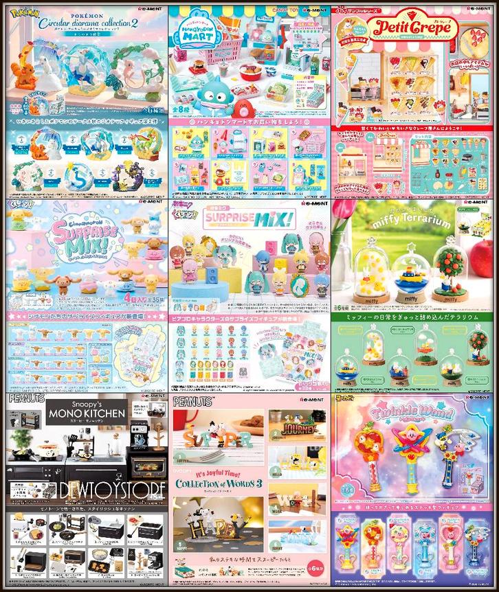 [Pre-order] Re-Ment ReMent Chibi Gachapon Miniature Toy, Verzamelen, Poppetjes en Figuurtjes, Nieuw, Verzenden