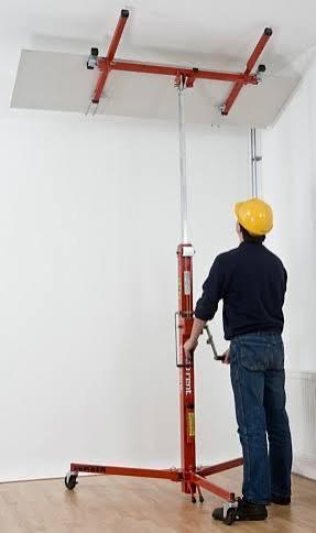 Te huur, platenlift / gipsplatenlift, Doe-het-zelf en Verbouw, Lieren en Takels, Zo goed als nieuw, Ophalen