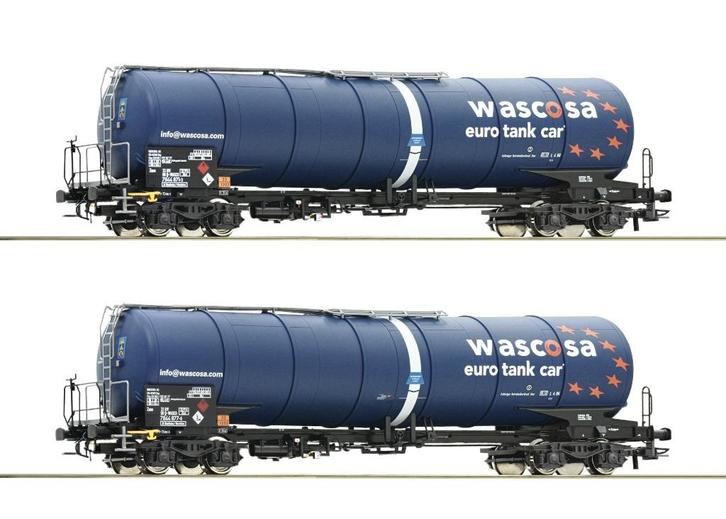 Roco 76027 2-tlg. Set: Kesselwagen Wascosa, Hobby en Vrije tijd, Modeltreinen | H0, Nieuw, Wagon, Gelijkstroom, Roco, Analoog