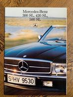 Brochure Mercedes-Benz SL-klasse R107 1986 zgan, Zo goed als nieuw, Mercedes-Benz, Mercedes, Ophalen of Verzenden