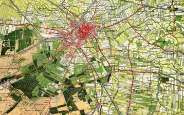 Gedetailleerde Stafkaart Europa 2025, voordeligste 46 landen beschikbaar voor biedingen